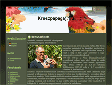 Tablet Screenshot of kreszpapagaj.hu
